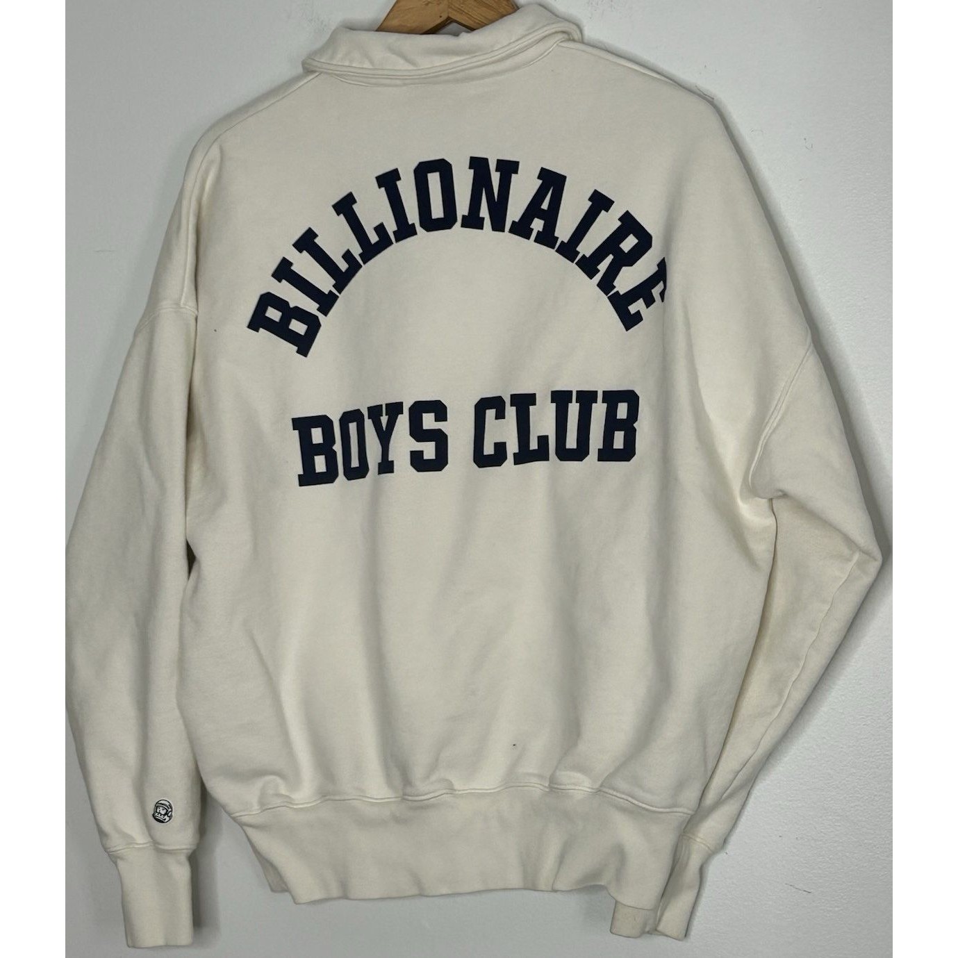 Billionaire Boys Club Quarter Zip Sweatshirt College Bbc Icecream Eu White Large